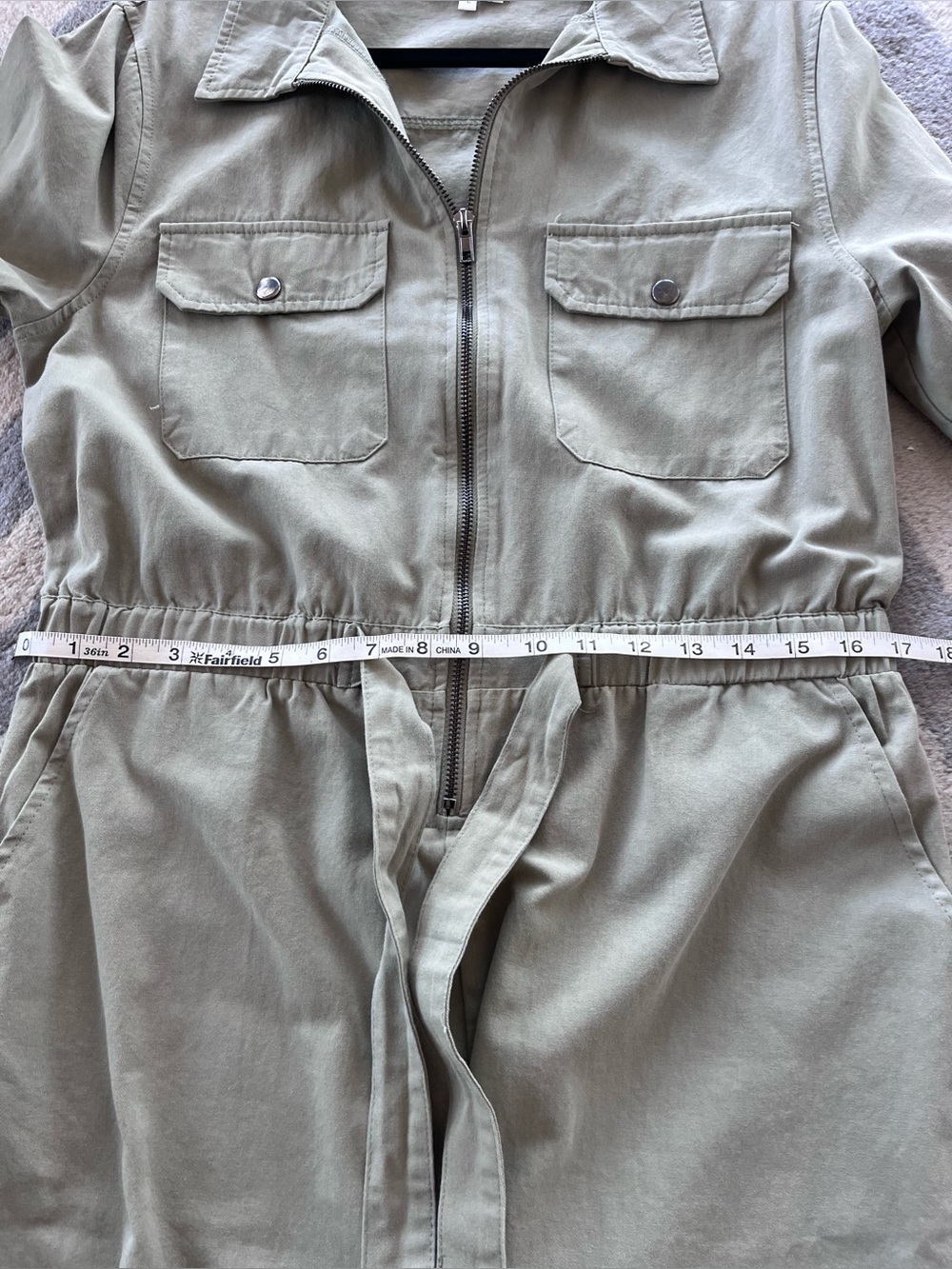 Böhme Cotton Zipper Military Utility Jumpsuit / Overalls - Picture 9 of 9